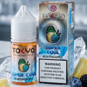 Tokyo Super Cool Blue Pineapple Salt Nic E-Liquid – 30ml