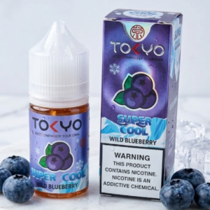 Tokyo Super Cool Wild Blueberry Salt Nic E-Liquid – 30ml