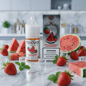 Tokyo Iced Strawberry Watermelon Salt Nic E-Liquid